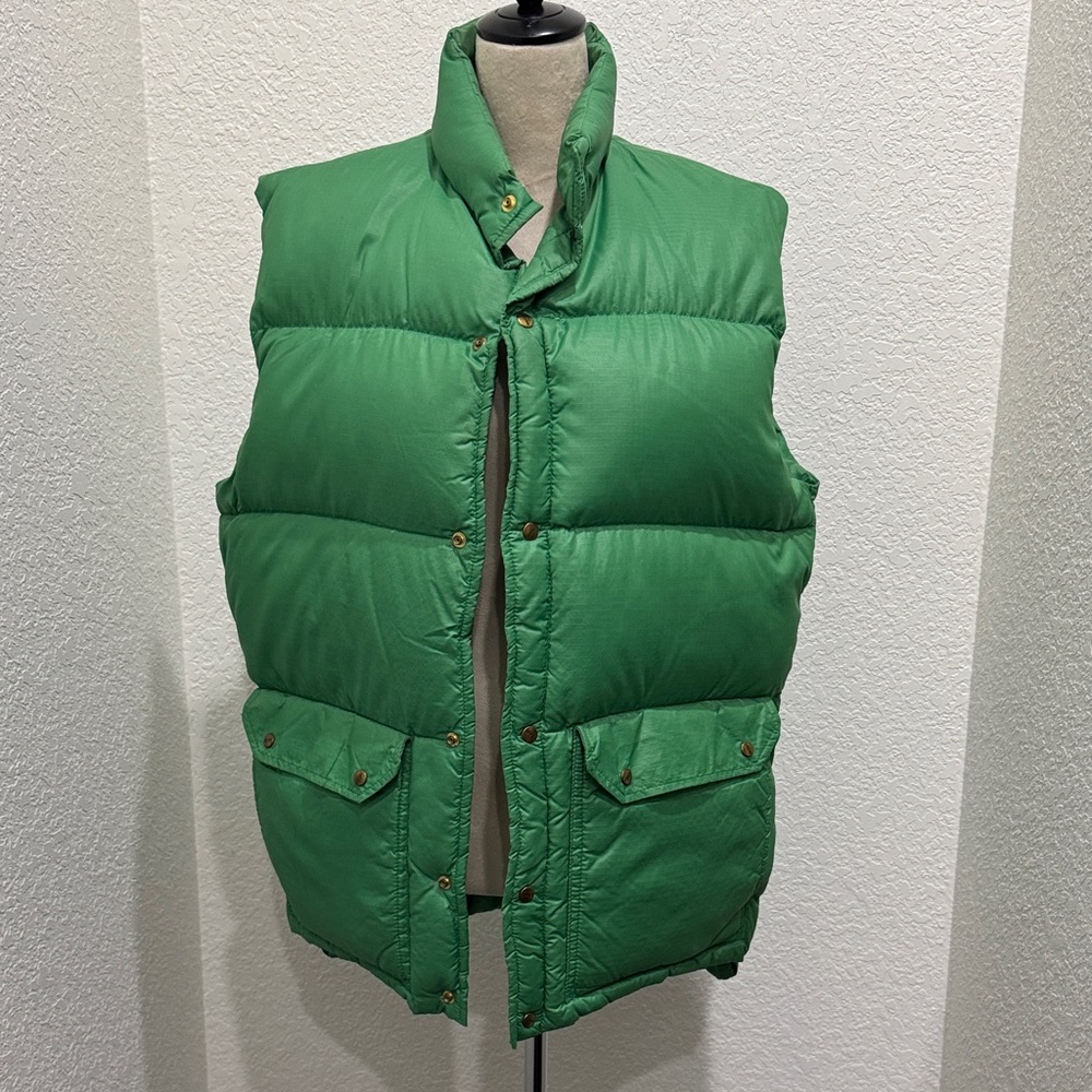 VNTG CAMP7 Men's Down Green Quilted Vest